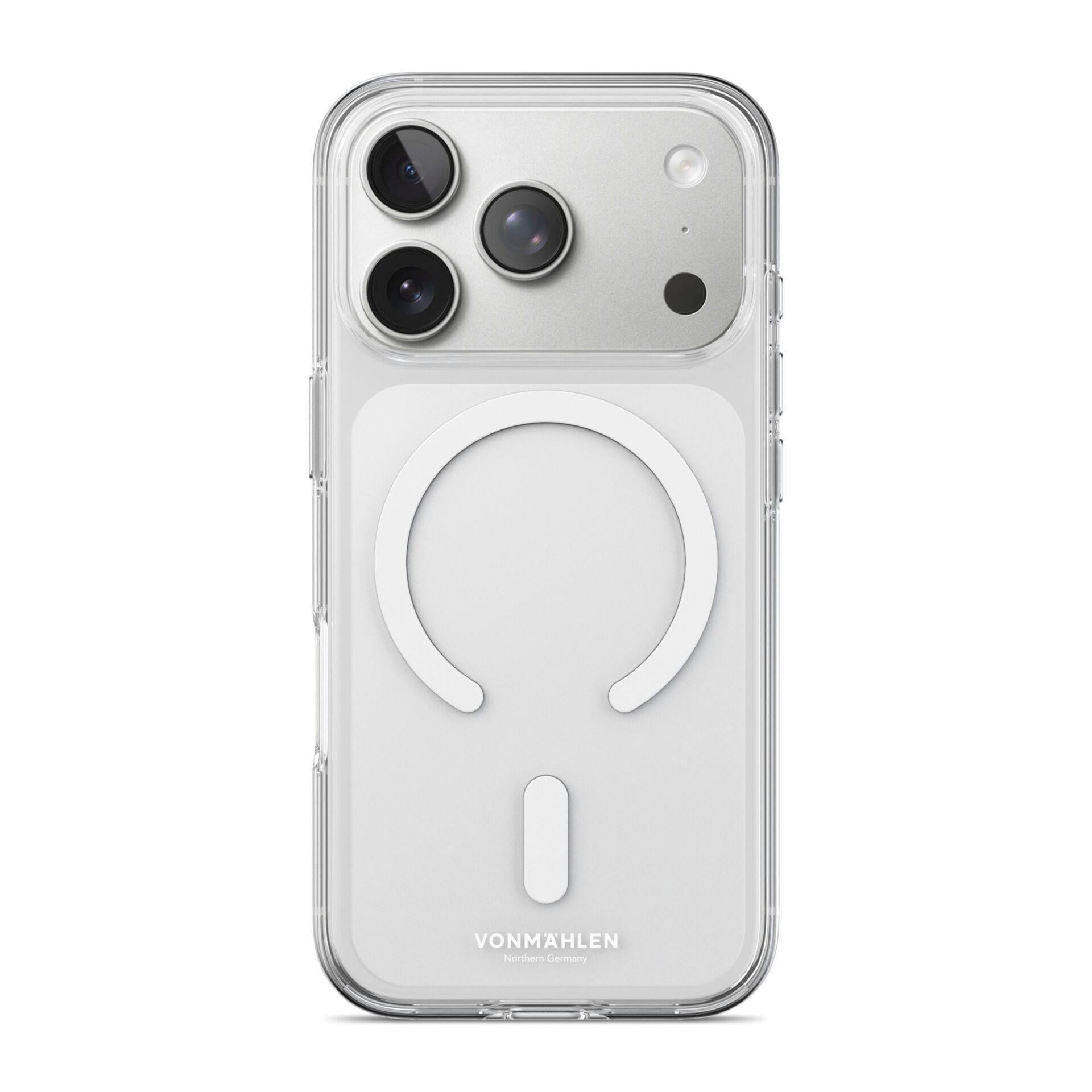 iPhone 17 Pro Max, Transparent Case 2, White