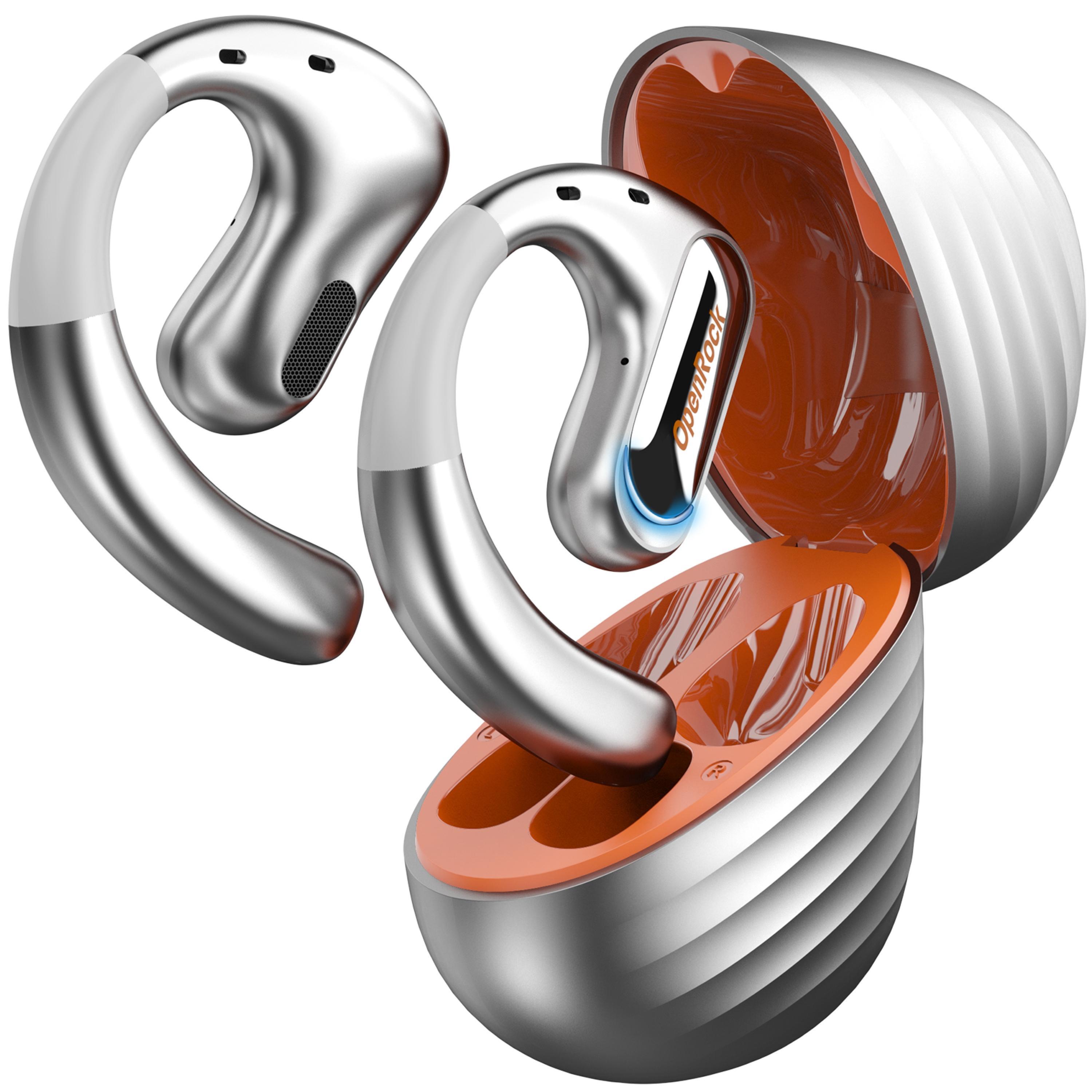 OpenRock Pro silber Open-Ear Luftschall-Sport-Kopfhörer