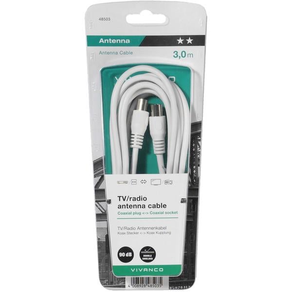 TV / Radio-Antennenkabel 90dB, 5m (48504)