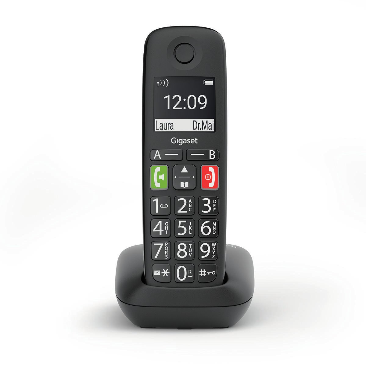 E290 schwarz Schnurloses Telefon