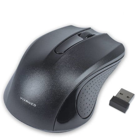 USB Wireless Mouse 1000 dpi, schwarz (36639)