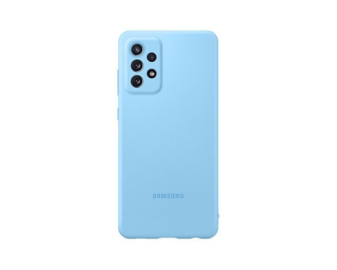 Silicone Cover EF-PA725 für das Galaxy A72, blue Handyhülle