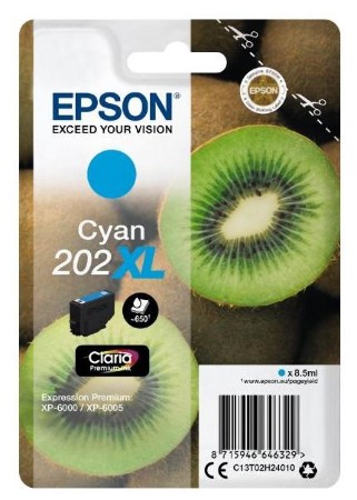C13T02H24010 Kiwi Cyan XL Druckerpatrone
