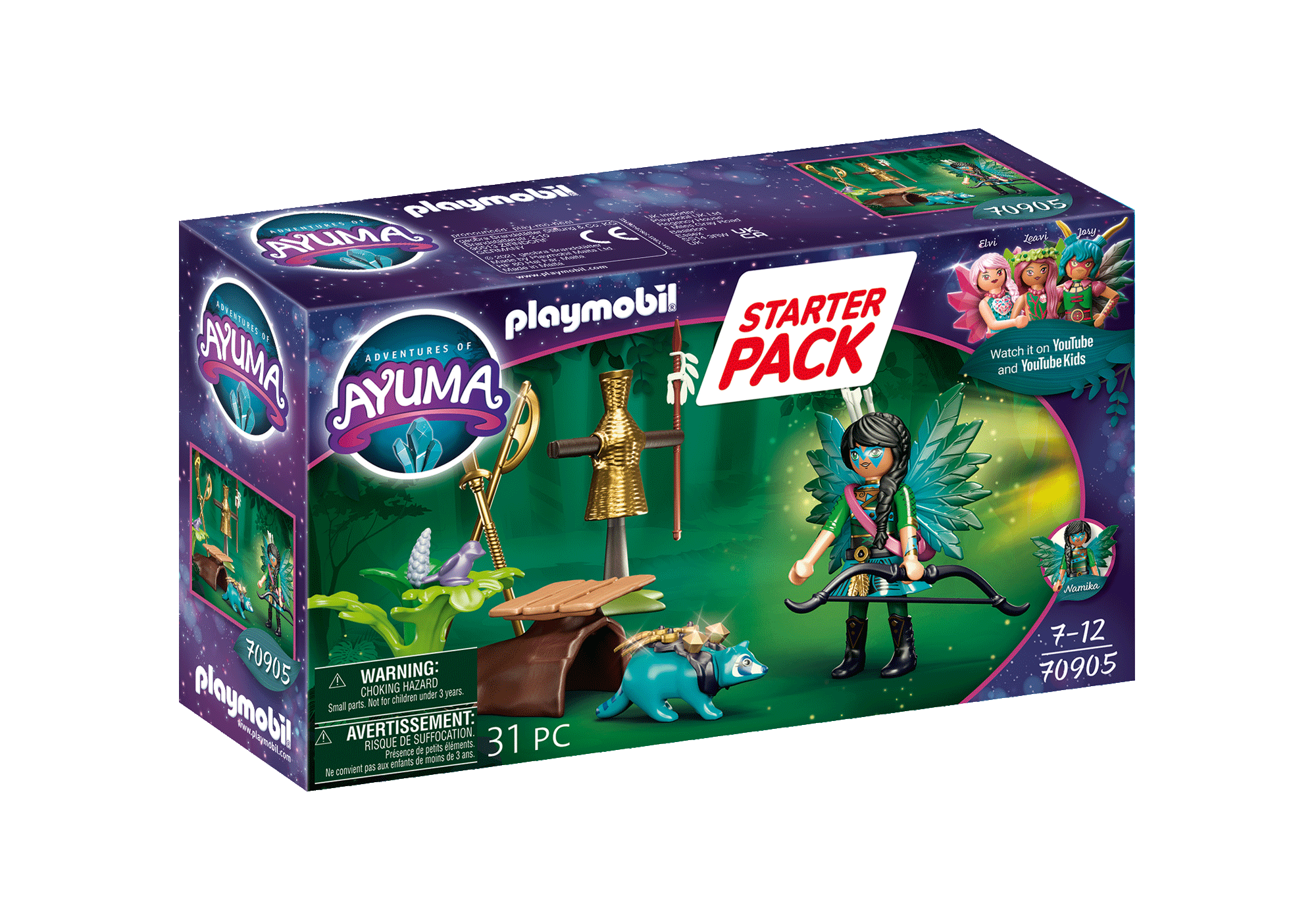 70905 Ayuma Starter Pack Knight Fairy mit Waschbär