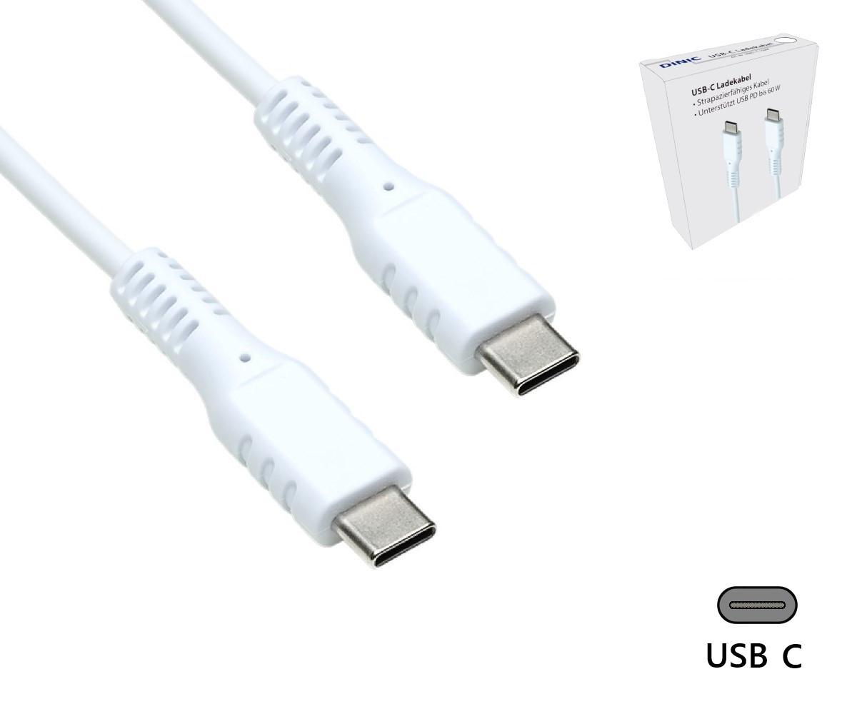 USB-C Ladekabel, 1,5 m, Weiß
