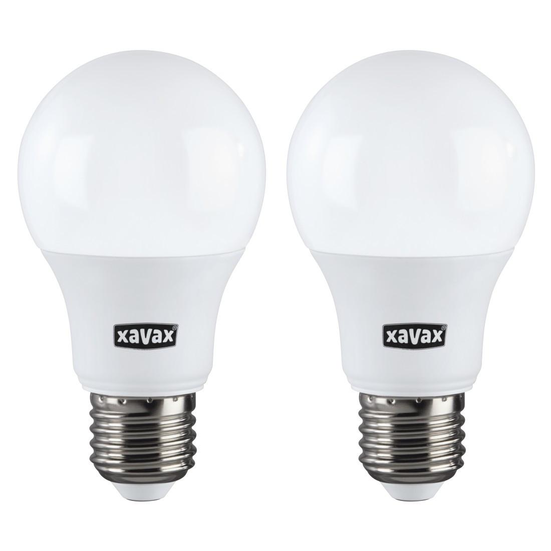 LED-Lampe, E27, 806lm ersetzt 60W, Glühlampe, Warmweiß, 2 Stück (00112929)
