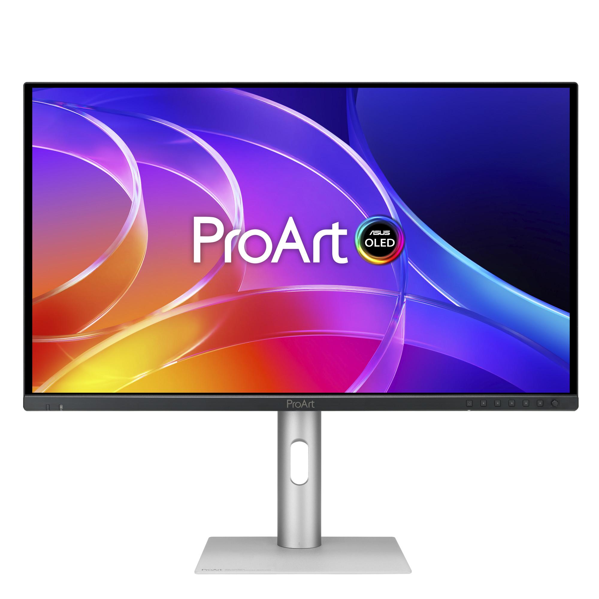 ProArt Display OLED PA279CDV Professional Monitor, Schwarz, Silber, 26,5 Zoll, 4K UHD, 120 Hz, 0,1ms