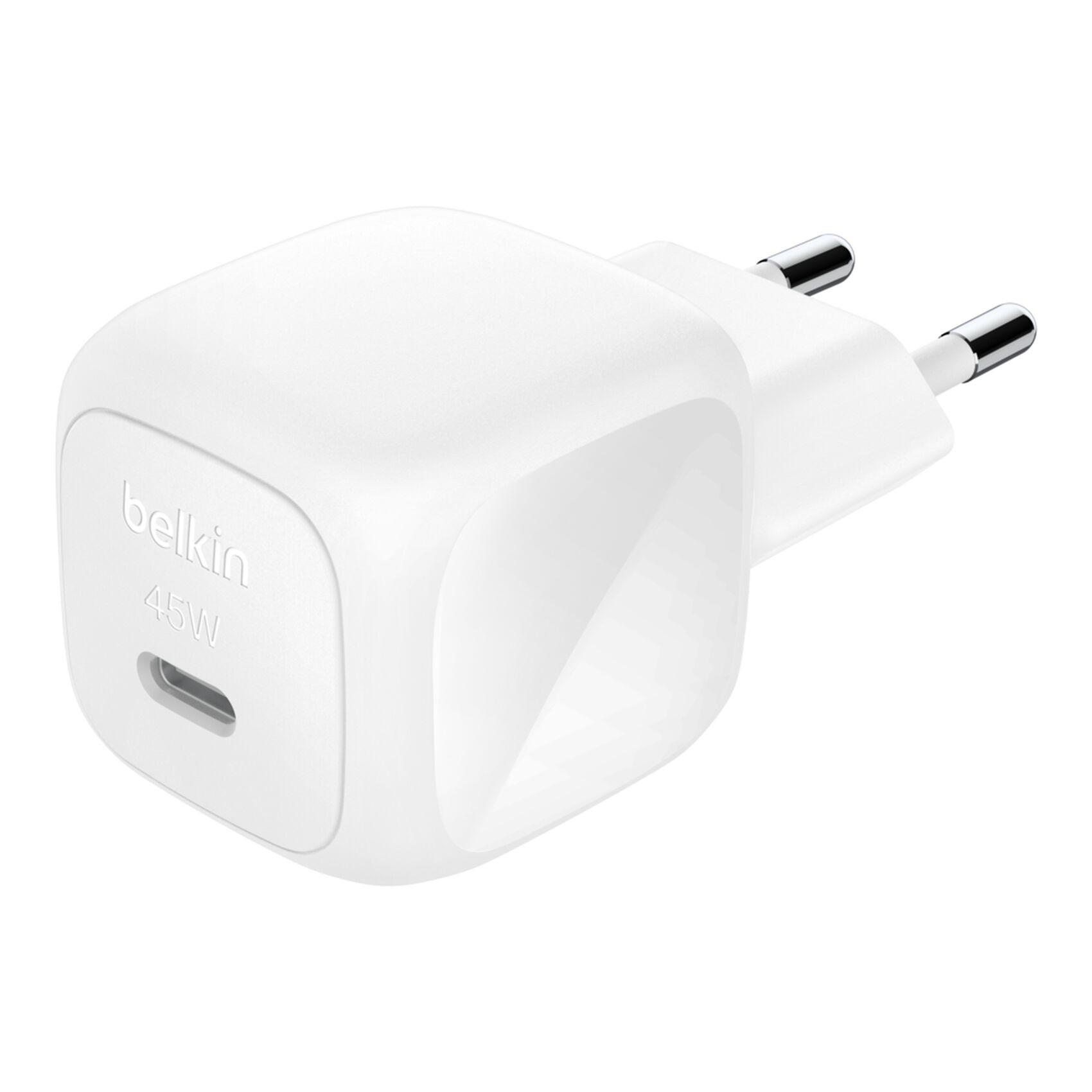 BoostCharge Kompaktes USB-C-Ladegerät (45 W), Weiß
