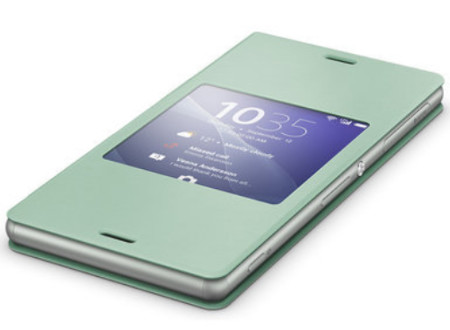 SCR 24 Cover für Xperia Z3 silbergrün