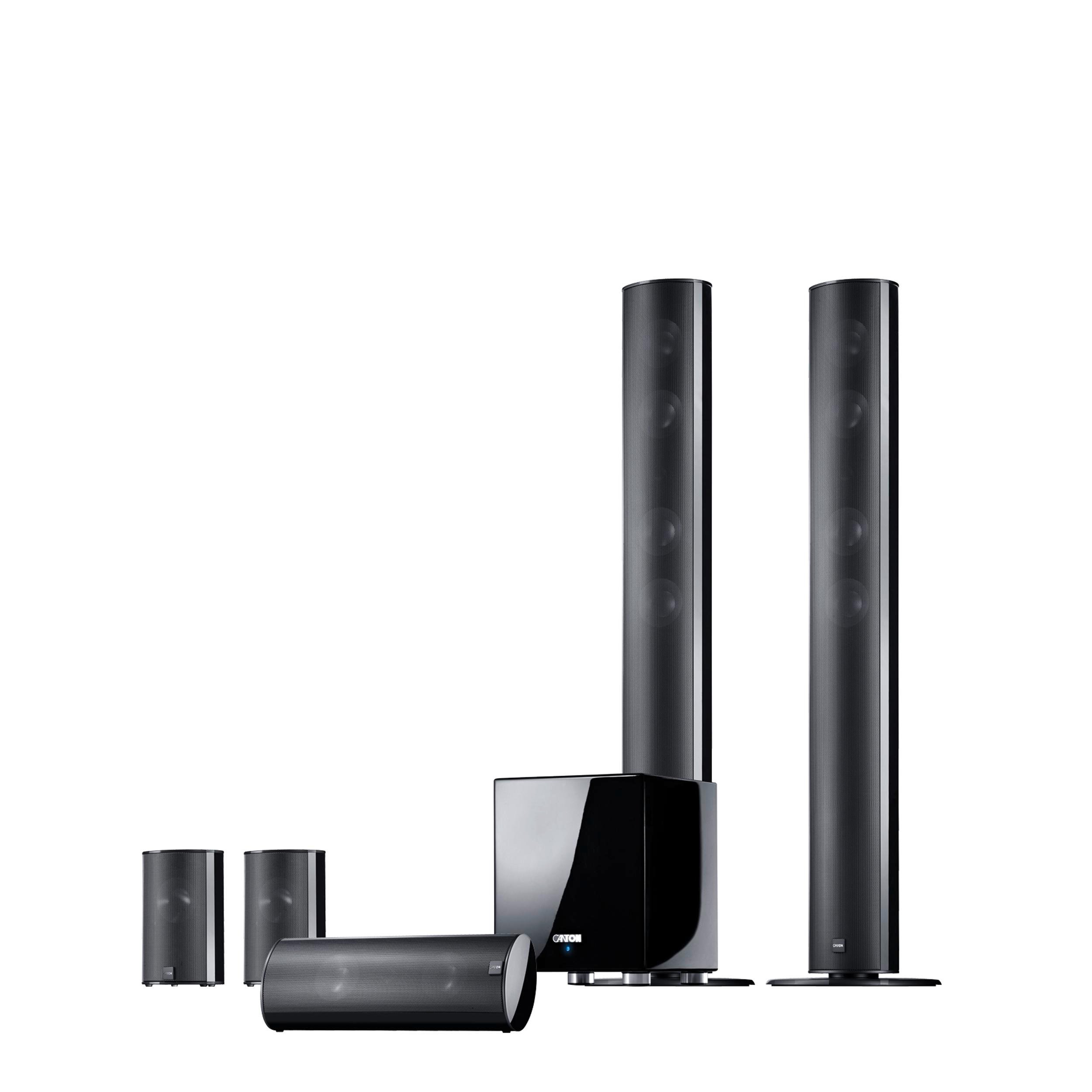 Movie 2050.3 schwarz eloxiert 5.1 Heimkino-System