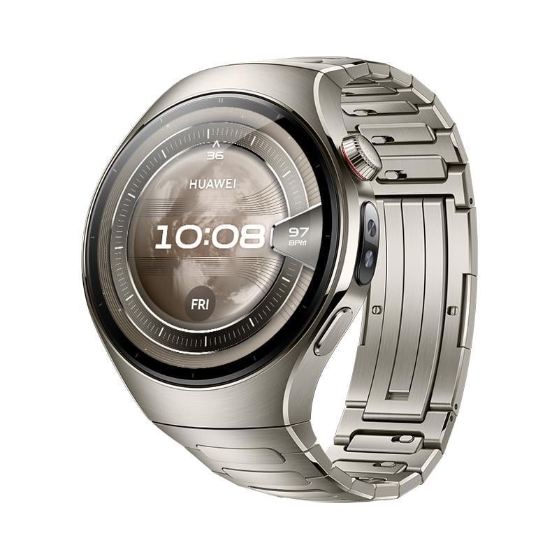 Watch 5, 46 mm, Gehäuse aus Luft- und Raumfahrt-klassifiziertem Titanium mit Titanarmband