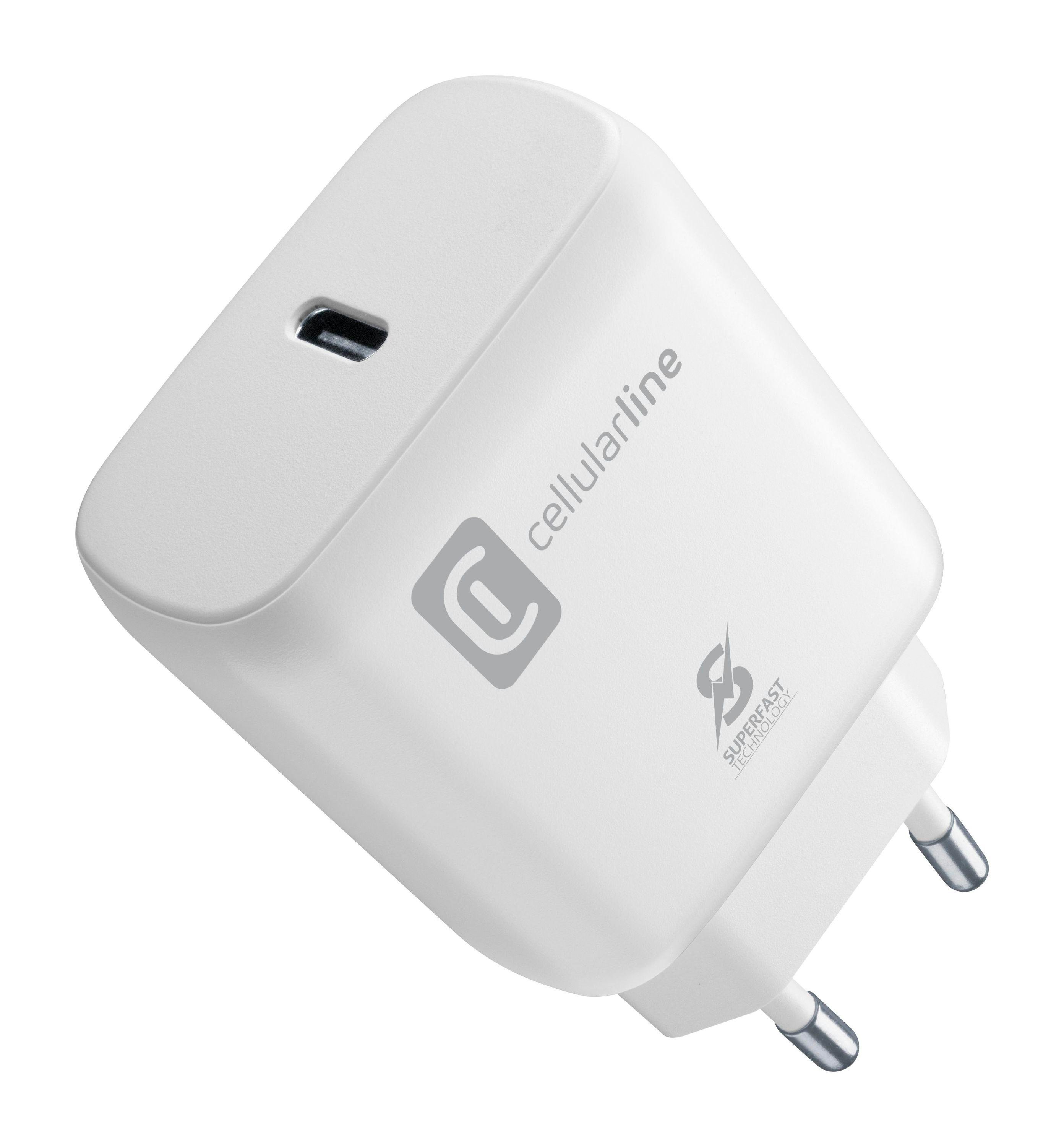 USB Typ-C Super Fast Travel Charger 25W White
