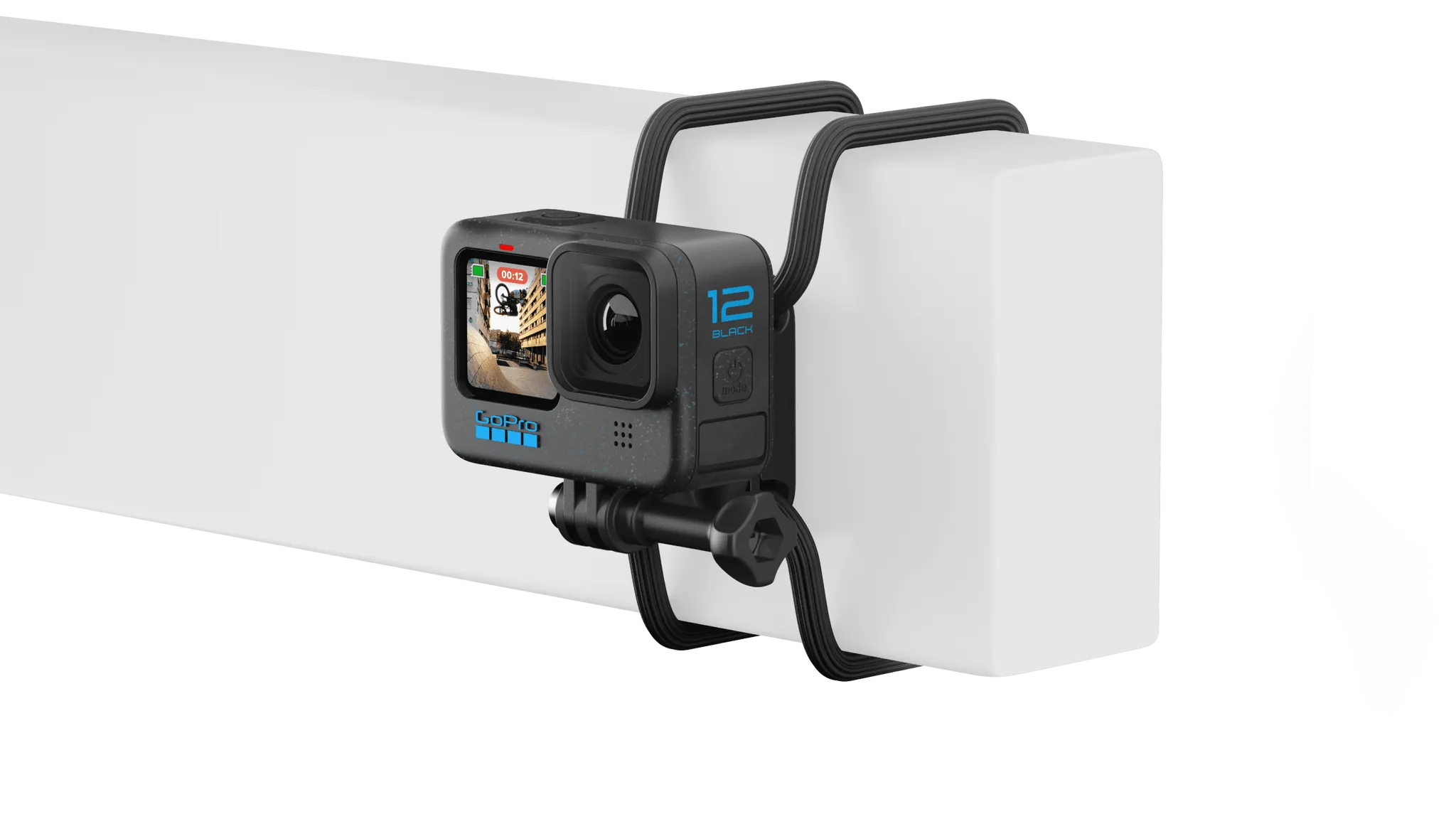 Flexible Griffhalterung (mit Gear Ties)