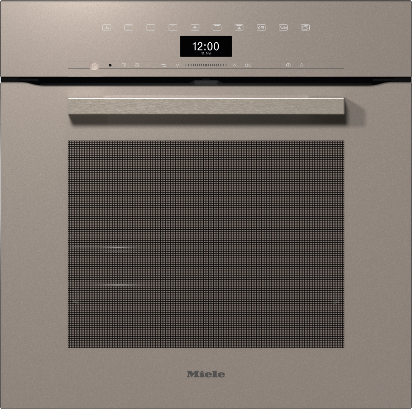 H 7460 B pearlbeige Einbaubackofen