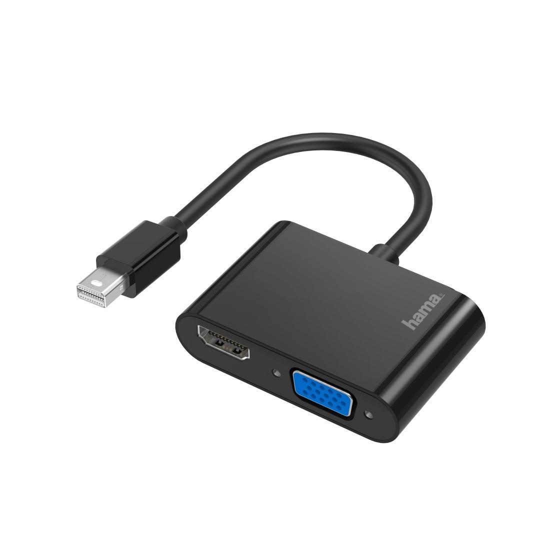 Video-Adapter, 2in1, Mini-DisplayPort-St. - VGA & HDMI™-Buchse, Ultra-HD 4K (00200330)