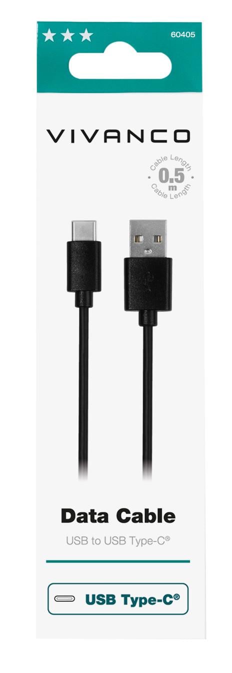 Charging Cable, USB Type-C™ Daten- und Ladekabel, 0,5m (60405)