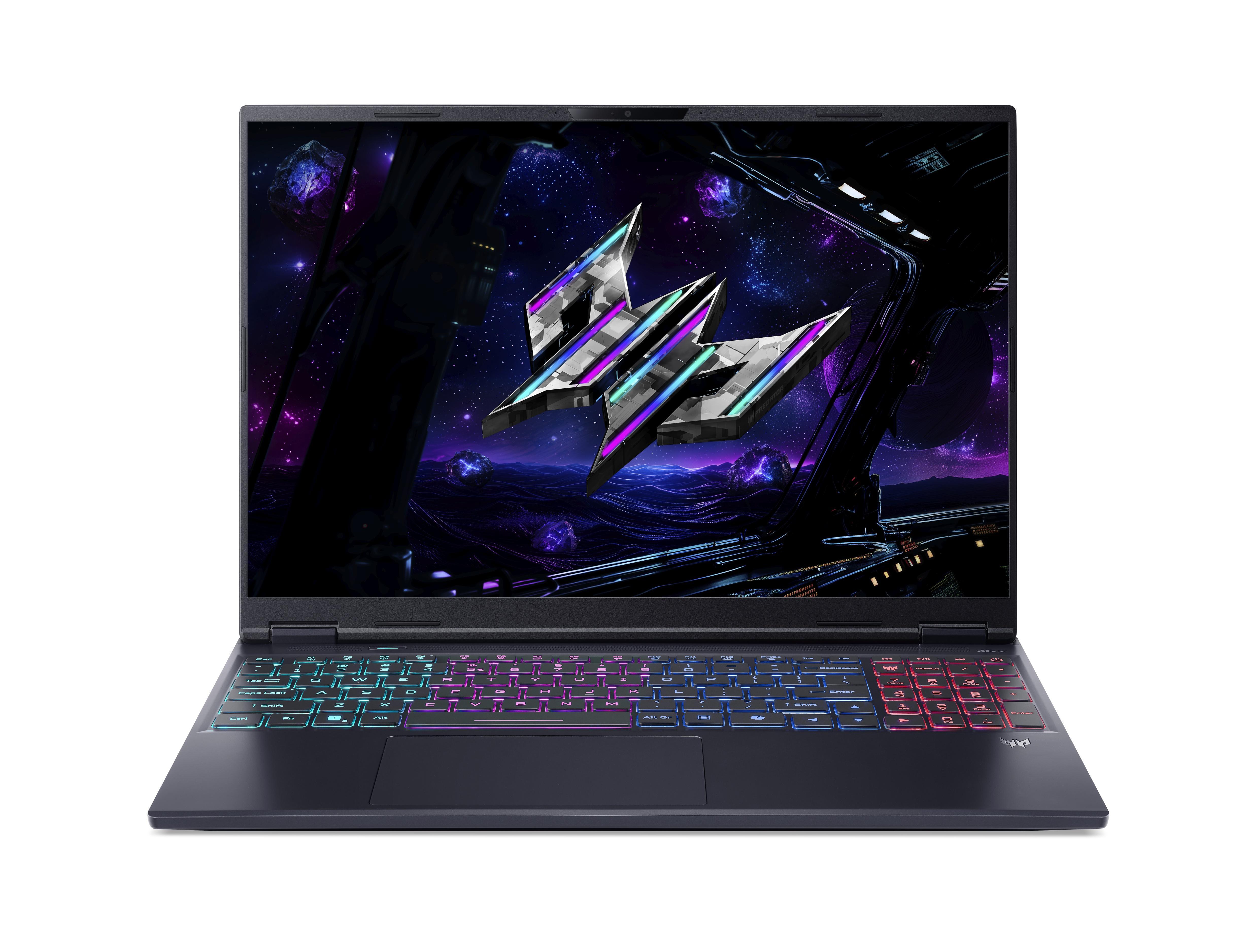 Predator Helios Neo 16S AI PHN16S-71-75G8, Schwarz, 16 Zoll, WQXGA, Intel Core Ultra 7 255HX, 32 GB Gaming-Notebook