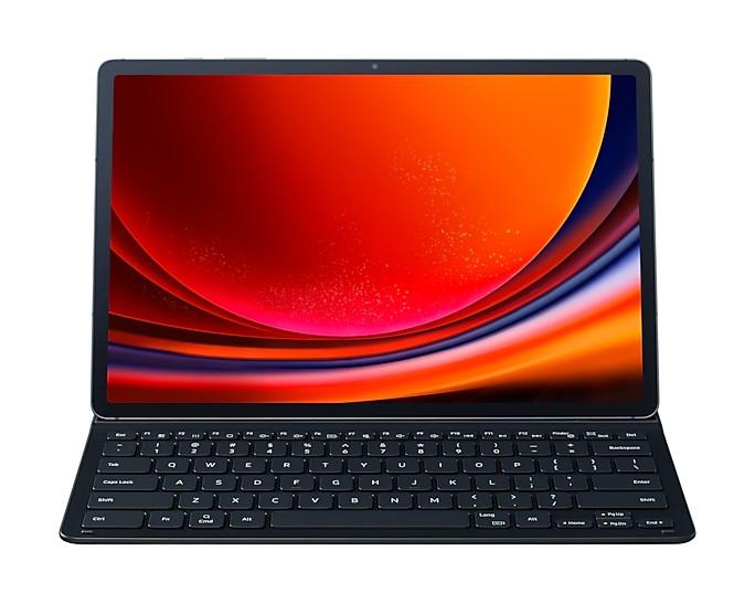 Galaxy Tab S9+ Book Cover Keyboard Slim, Schwarz