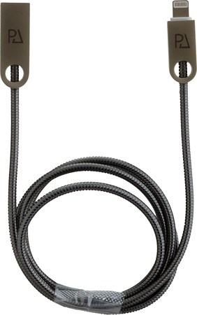 15878 USB Datenkabel Metal High End Lightning Anthrazit mit Sync- und Ladefunktion