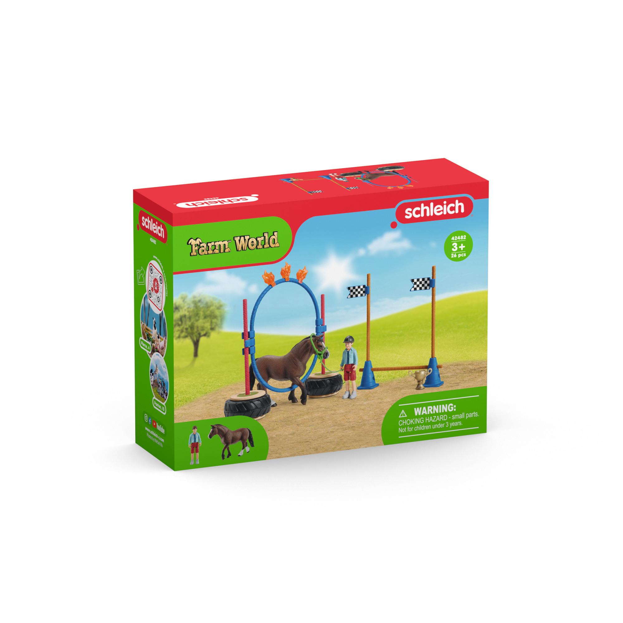 Pony Agility Rennen Spielfiguren-Set