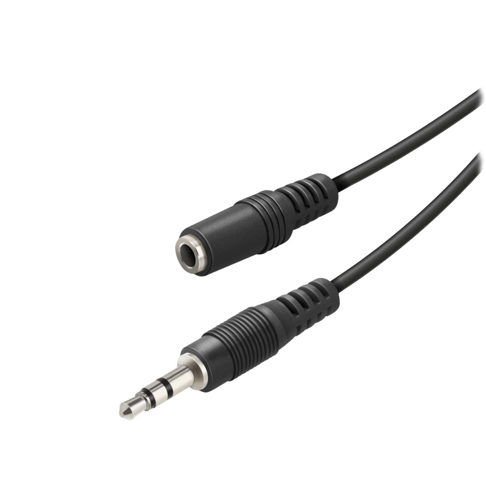 3,5-mm-Klinken-Audiokabel, 3 m, schwarz