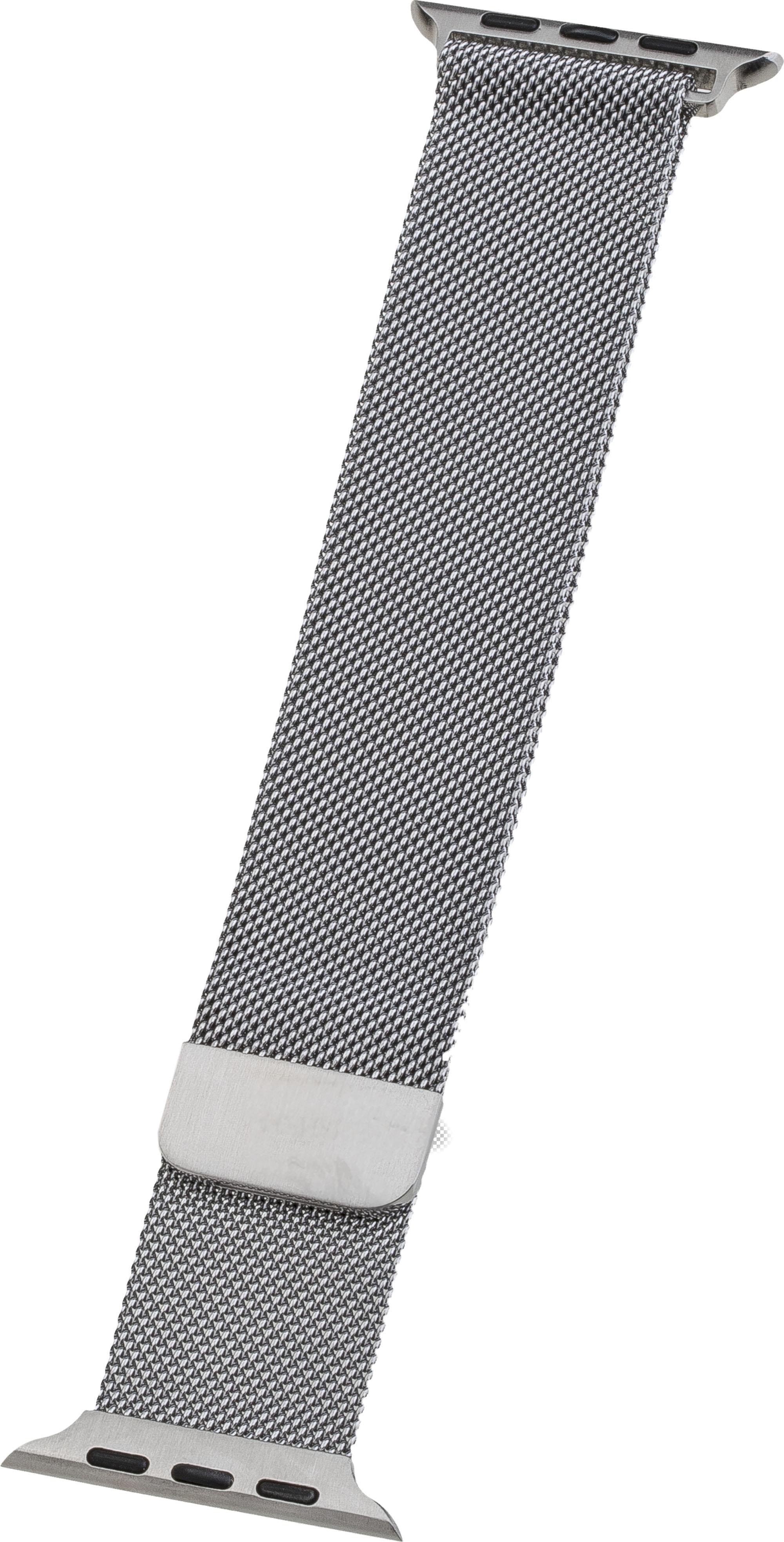 Watch Band für Apple Watch Ultra 49mm/ Watch 45/44mm (Series 4-10)/42mm(Series 1-3) Milanaise Silver