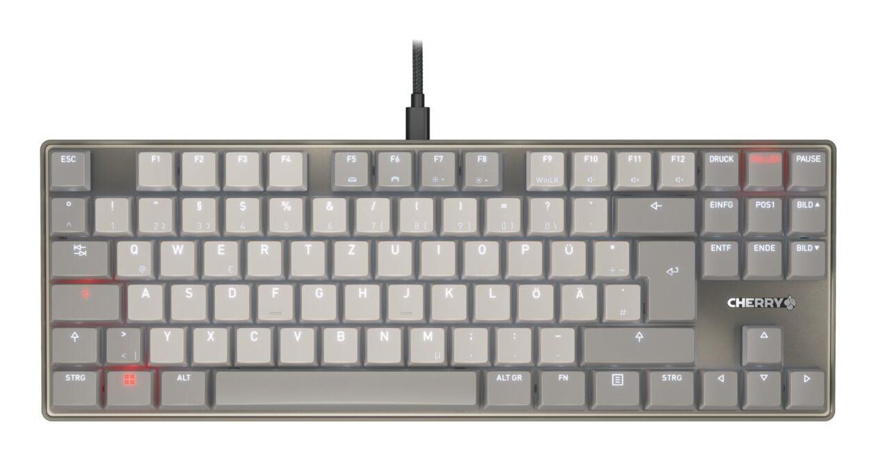 KC 500 MX LP TKL Tastatur, Grau/Ivory
