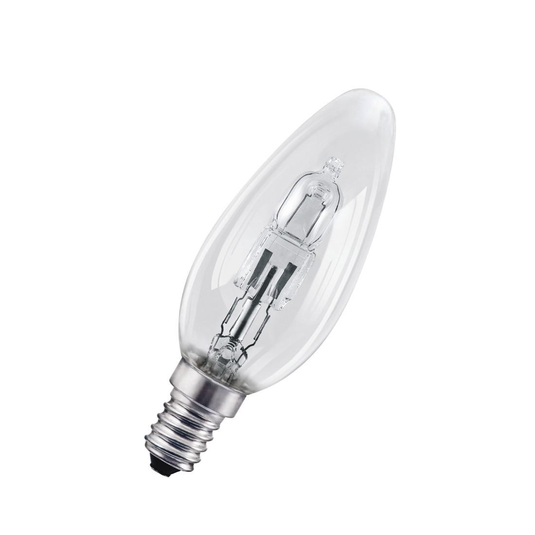 Halogen-Kerzenlampe, E14, 46W, Warmweiß, 2 Stück (00112461)