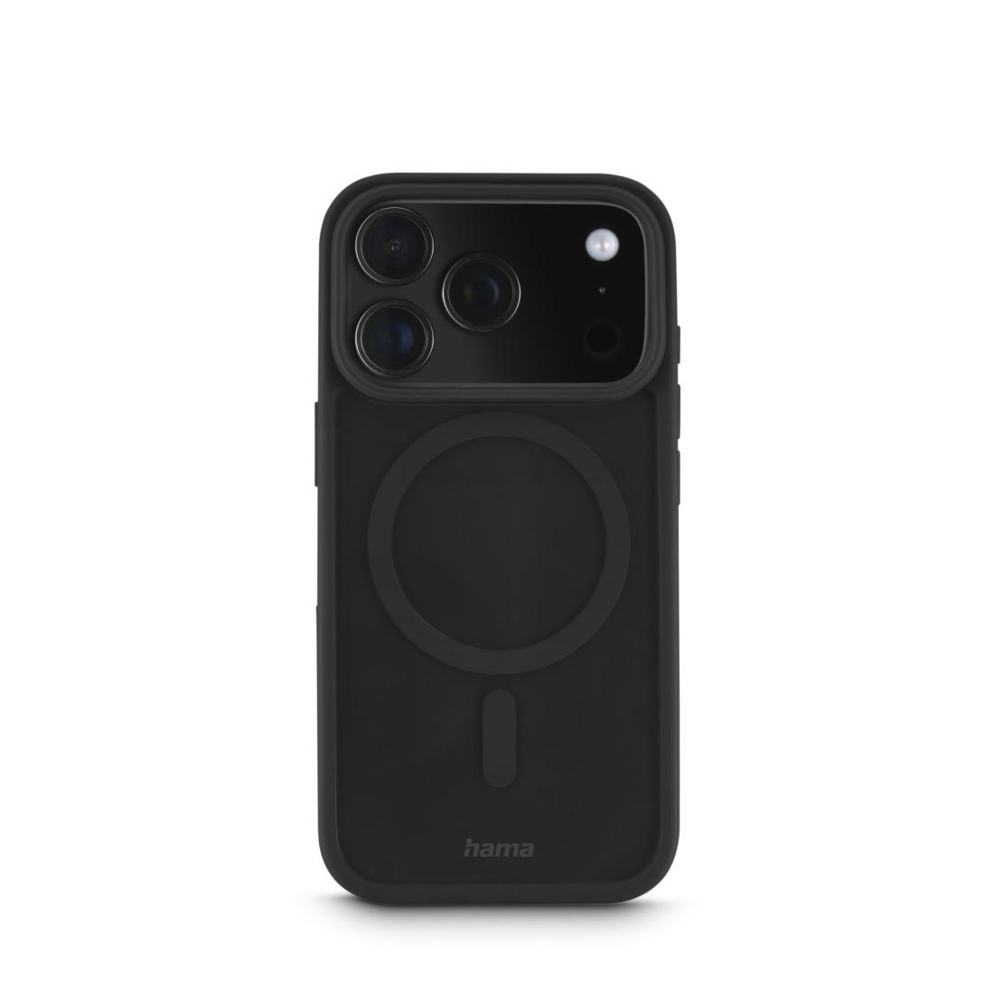 Handyhülle "Frame Protect" f. iPhone 17 Pro, magnetisch, durchsichtig, Schw (00232404)