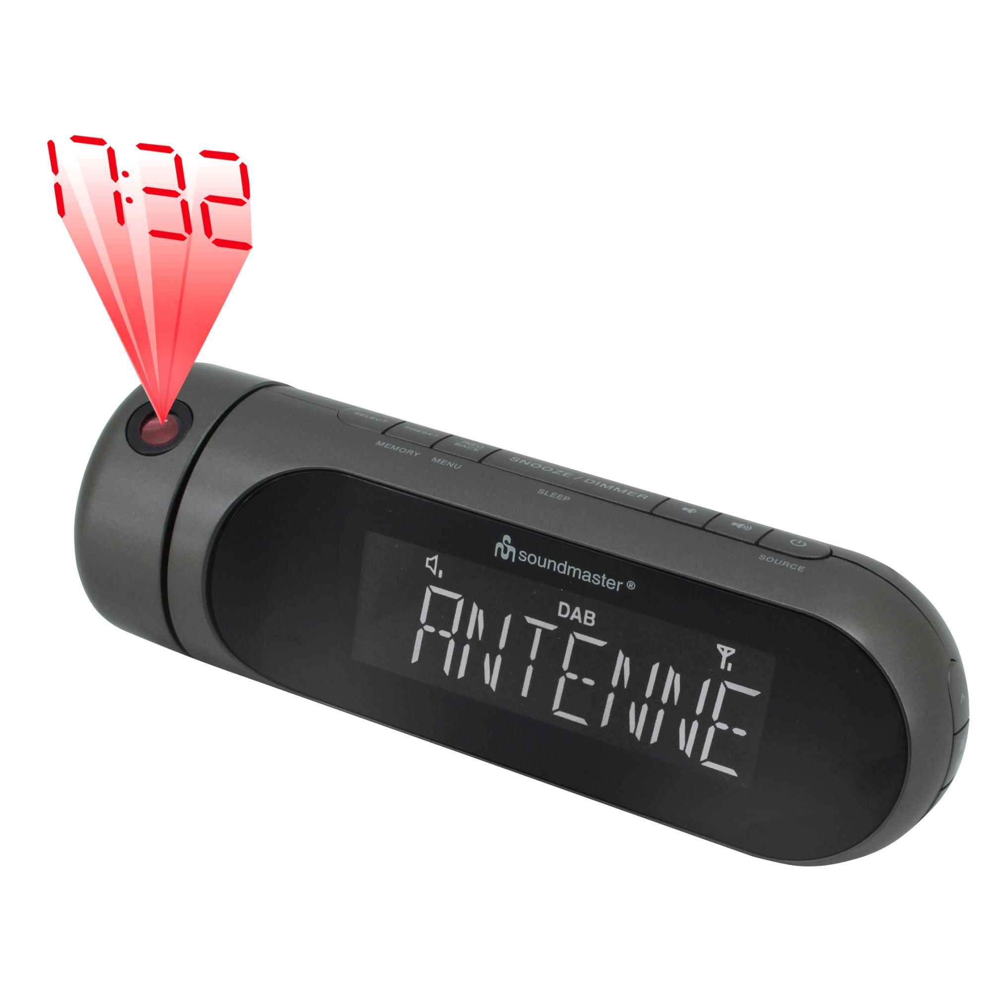UR6700 Titan DAB+/UKW-RDS Uhrenradio mit Projektion