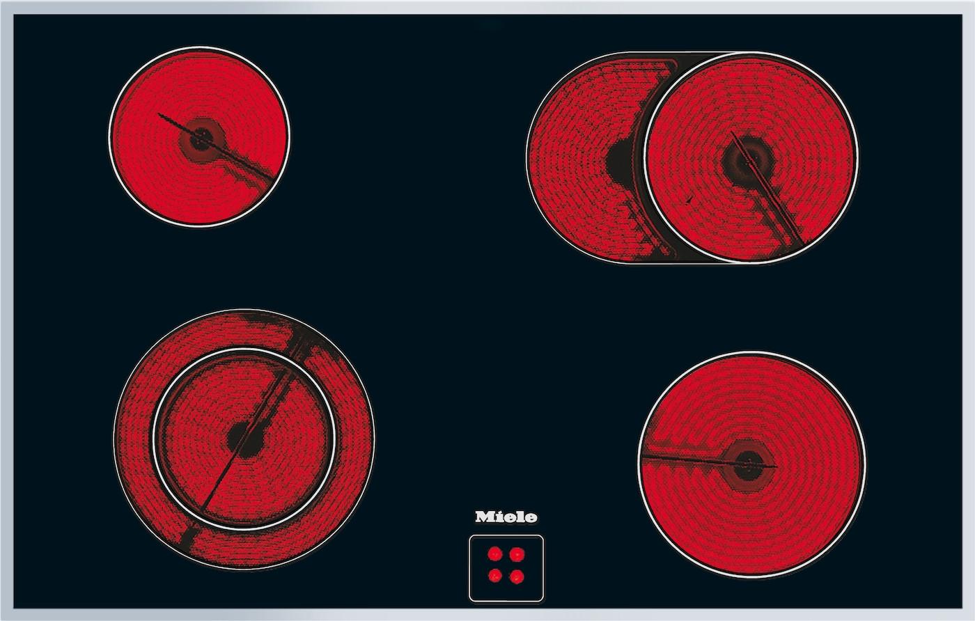 KM 6031 Glaskeramikkochfeld (herdgesteuert)
