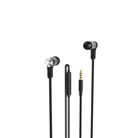 Kopfhörer "Intense", In-Ear, Mikrofon, Flachbandkabel, Schwarz (00184018)