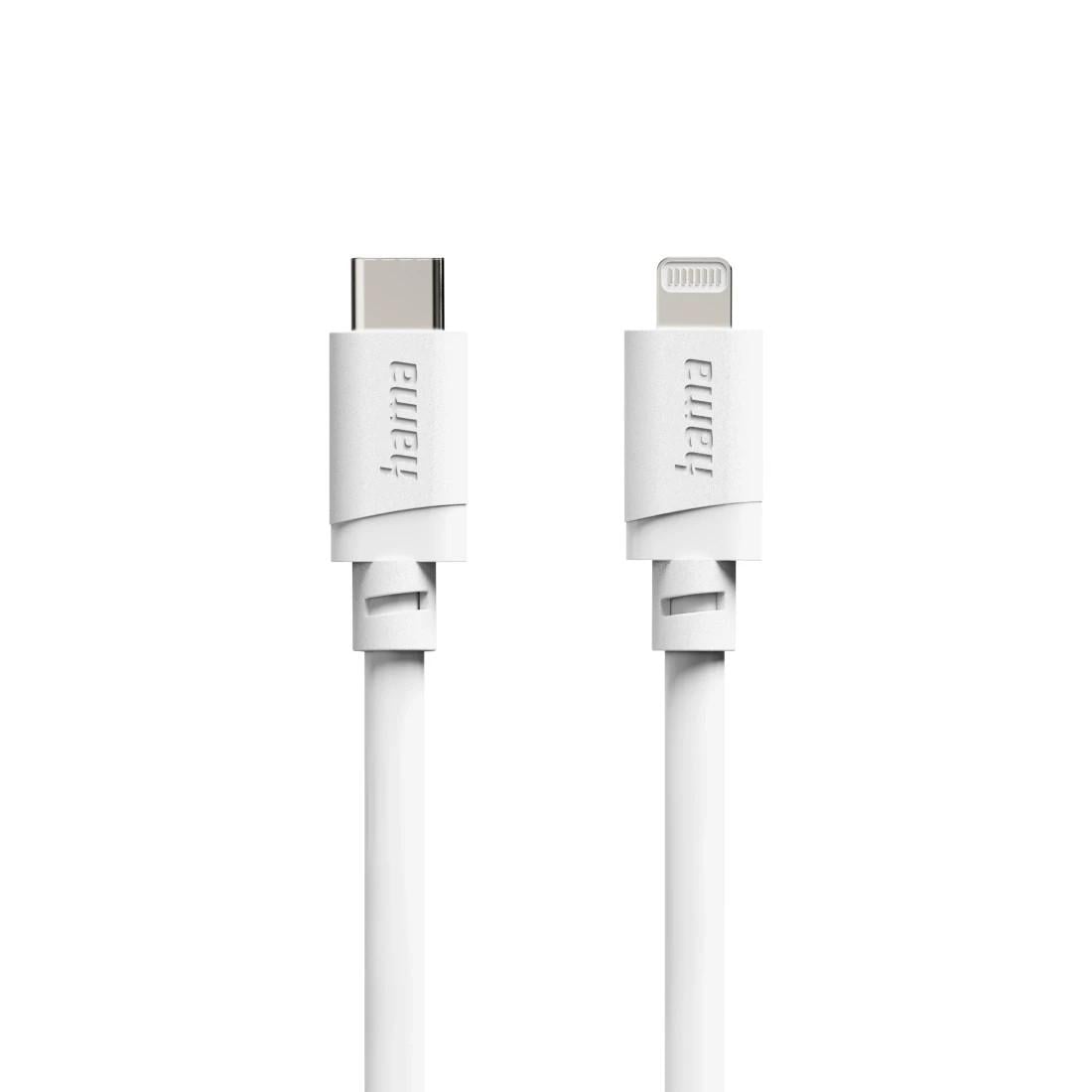 Ladekabel, USB-C - Lightning, für iPhone/iPad, MFi, 2 m, Weiß (00201816)