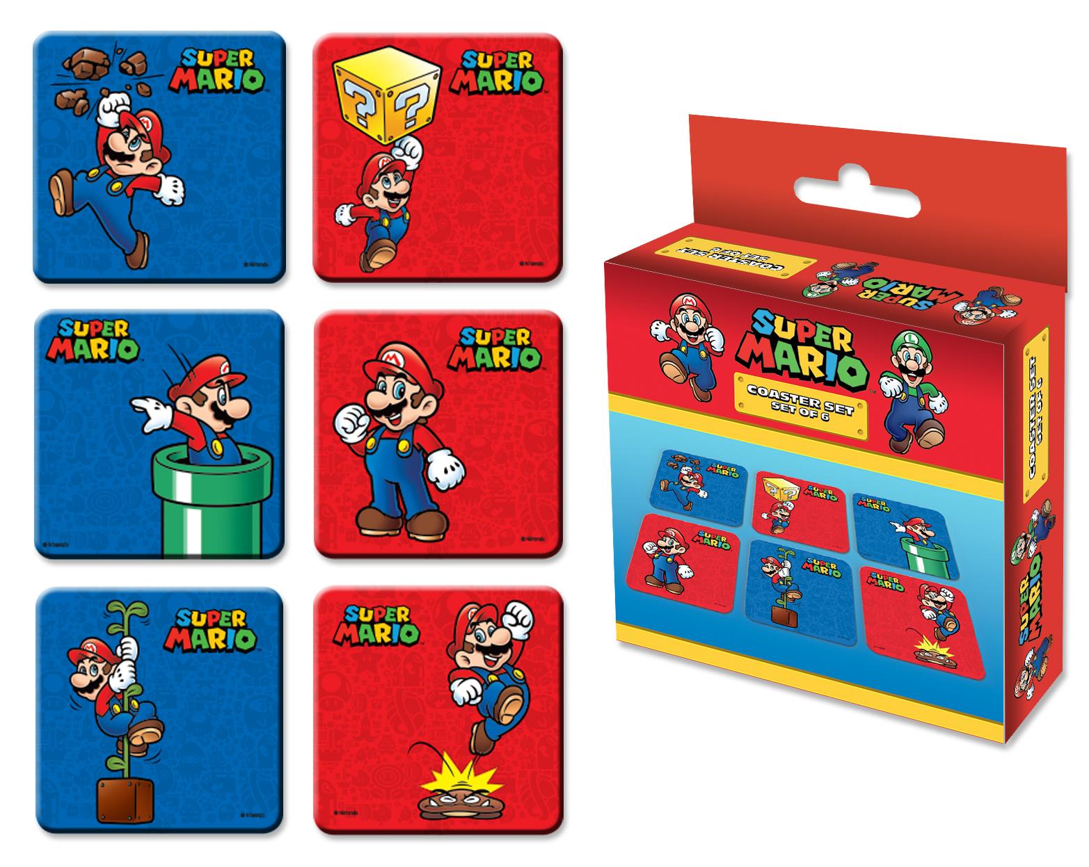 Mario Poses 6er Untersetzer