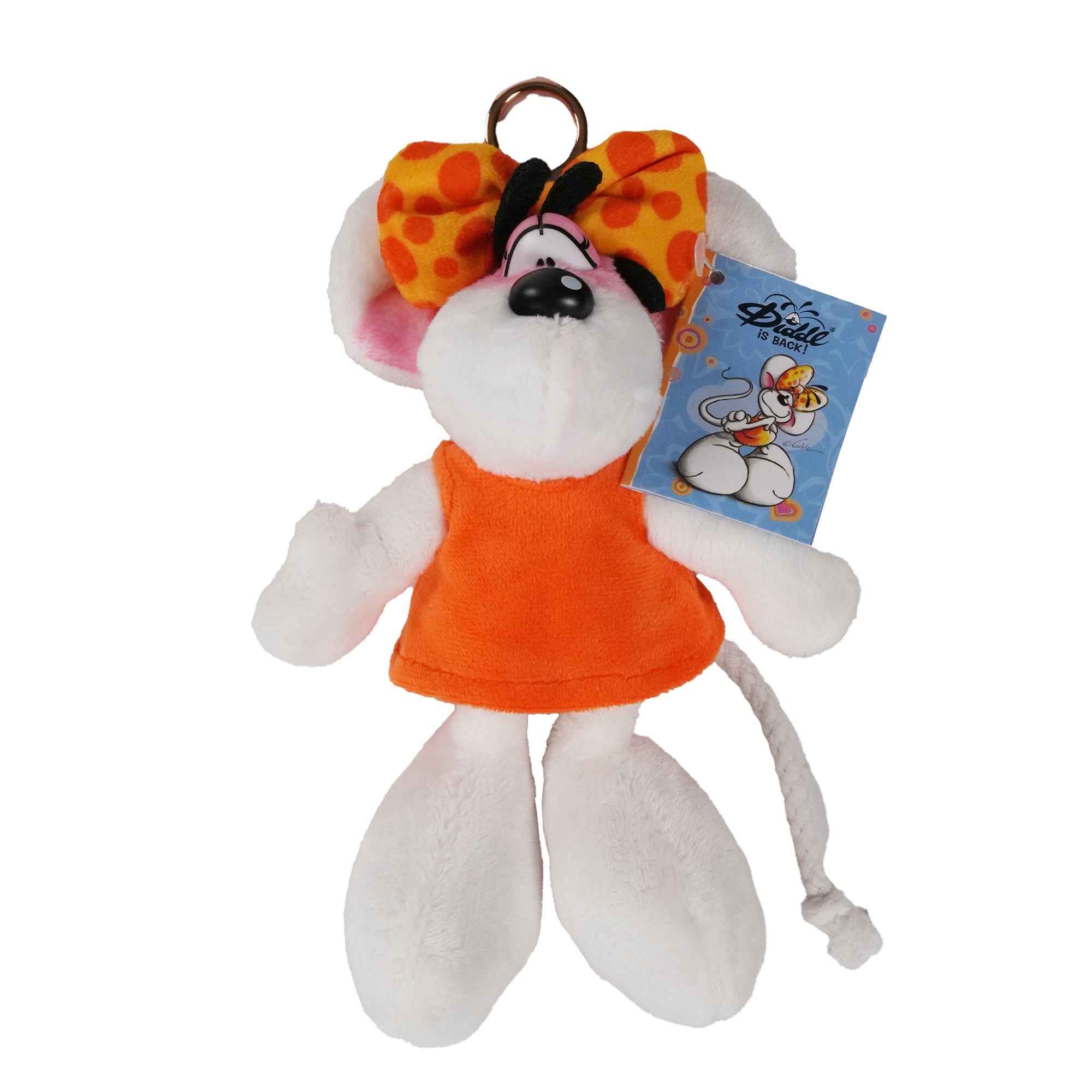 Plüsch Schlüsselanhänger orange 15cm