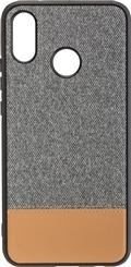 Handy-Schutzhülle Back Cover NOBLE PLUS für Huawei P20 Lite grau & braun