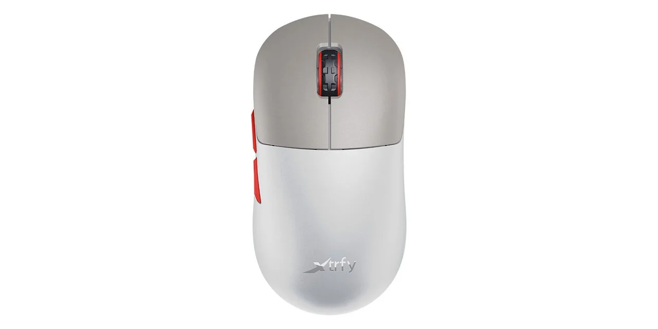 Xtrfy MSM M8 Wireless Gaming-Maus, Retro Grau