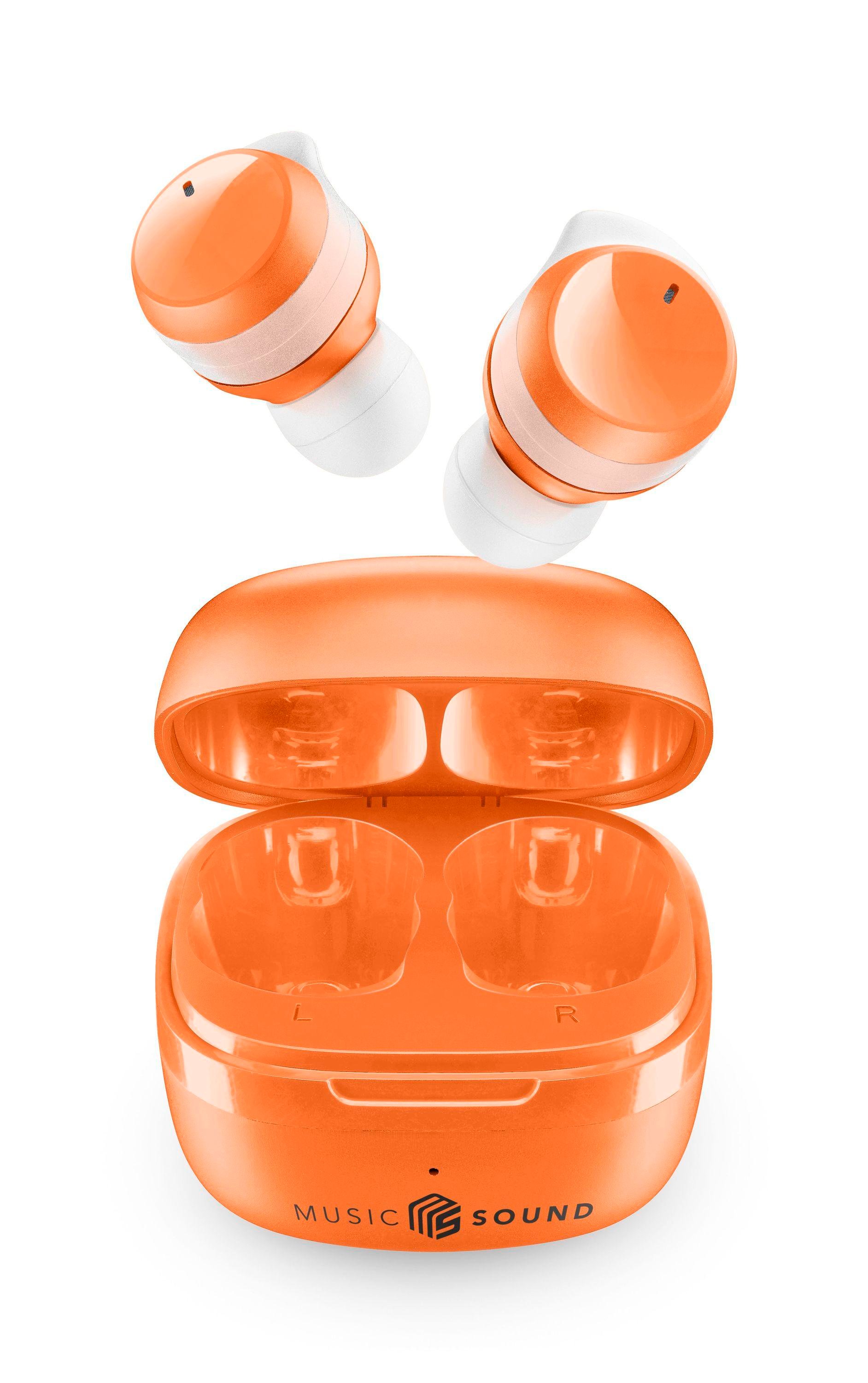 Music & Sound Bluetooth Earphones FLOW Orange (60598)