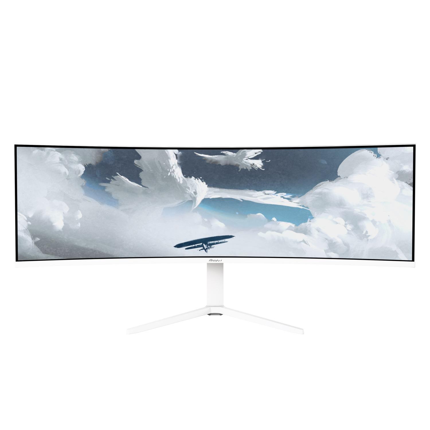 Nova, Weiß, 49 Zoll, Curved, UWQHD, VA, 165 Hz, 1 ms