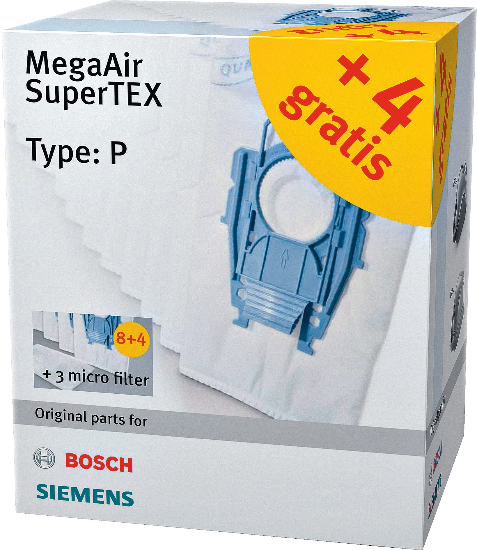 BBZ123FP Staubsaugerbeutel