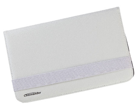 Tablet-Taschen & Sleeves 13263 Book Case für 7' Tablet PC cross Leder weiss