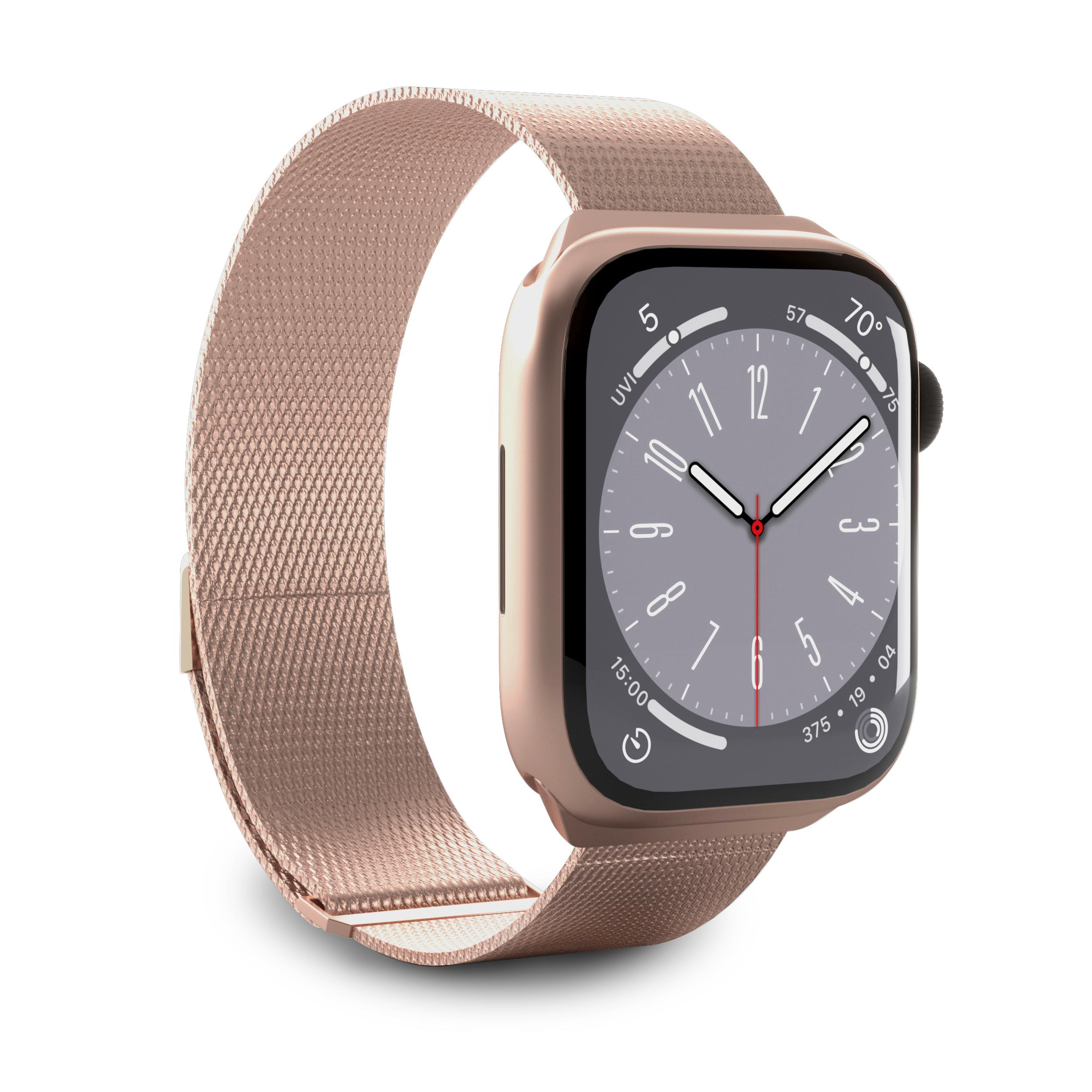 Puro Milanese Mesh Armband für Apple Watch 38/40/41mm, Rose