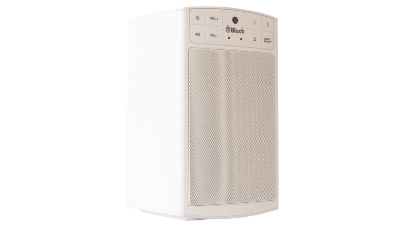 A weiß Streaming-Lautsprecher