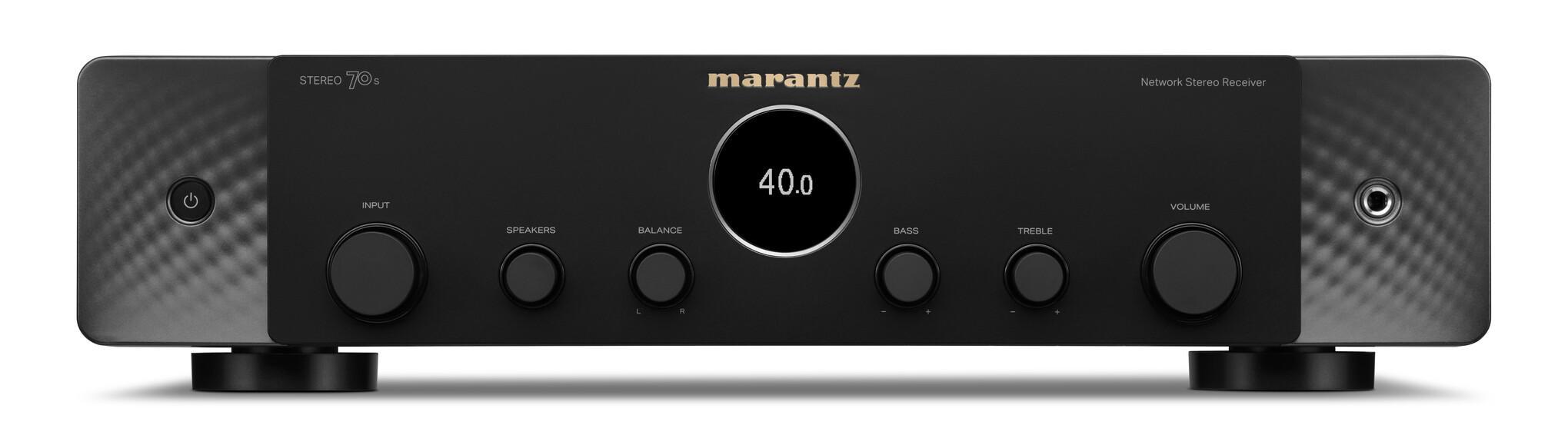 HiFi-Receiver Stereo 70s schwarz