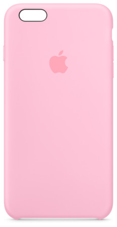 iPhone 6s Plus Silikon Case hellrosa