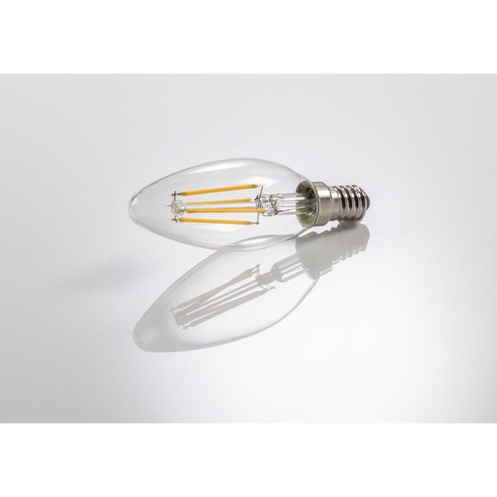 LED-Filament, E14, 470lm ersetzt 40W, Kerzenlampe, Warmweiß, 2 Stück (00112705)
