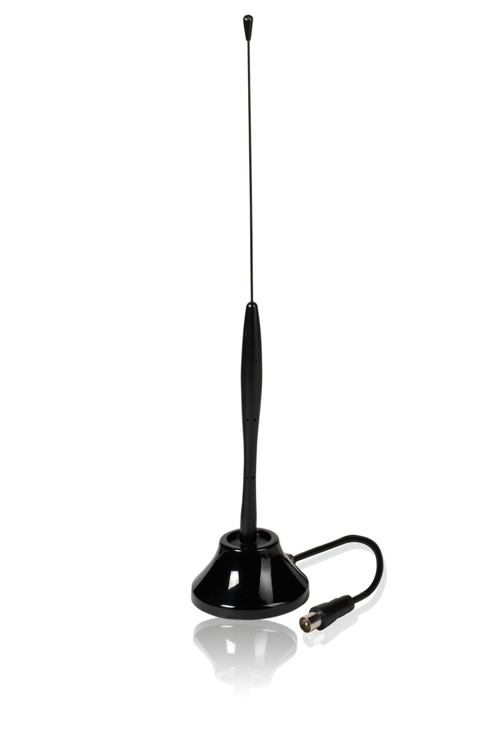 Stab Antenne indoor, passiv, für TV und Radio Empfang (38879)