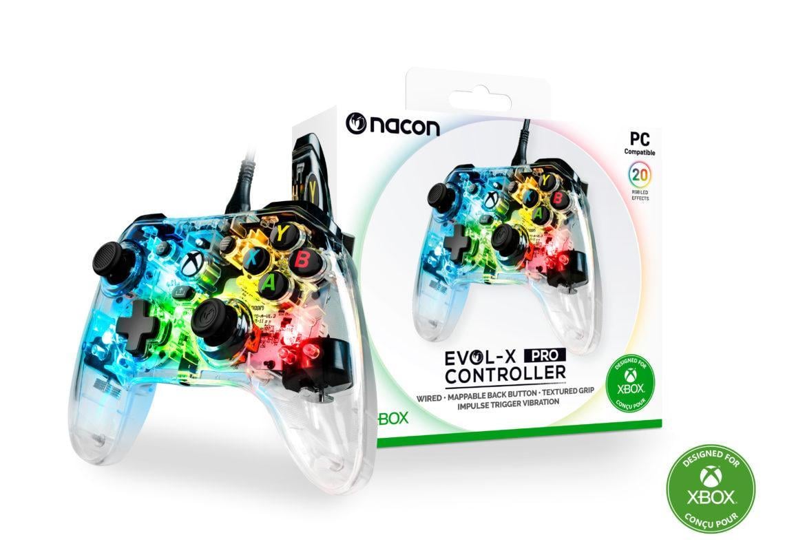 Xbox Controller EVOL-X PRO, RGB / Transparent