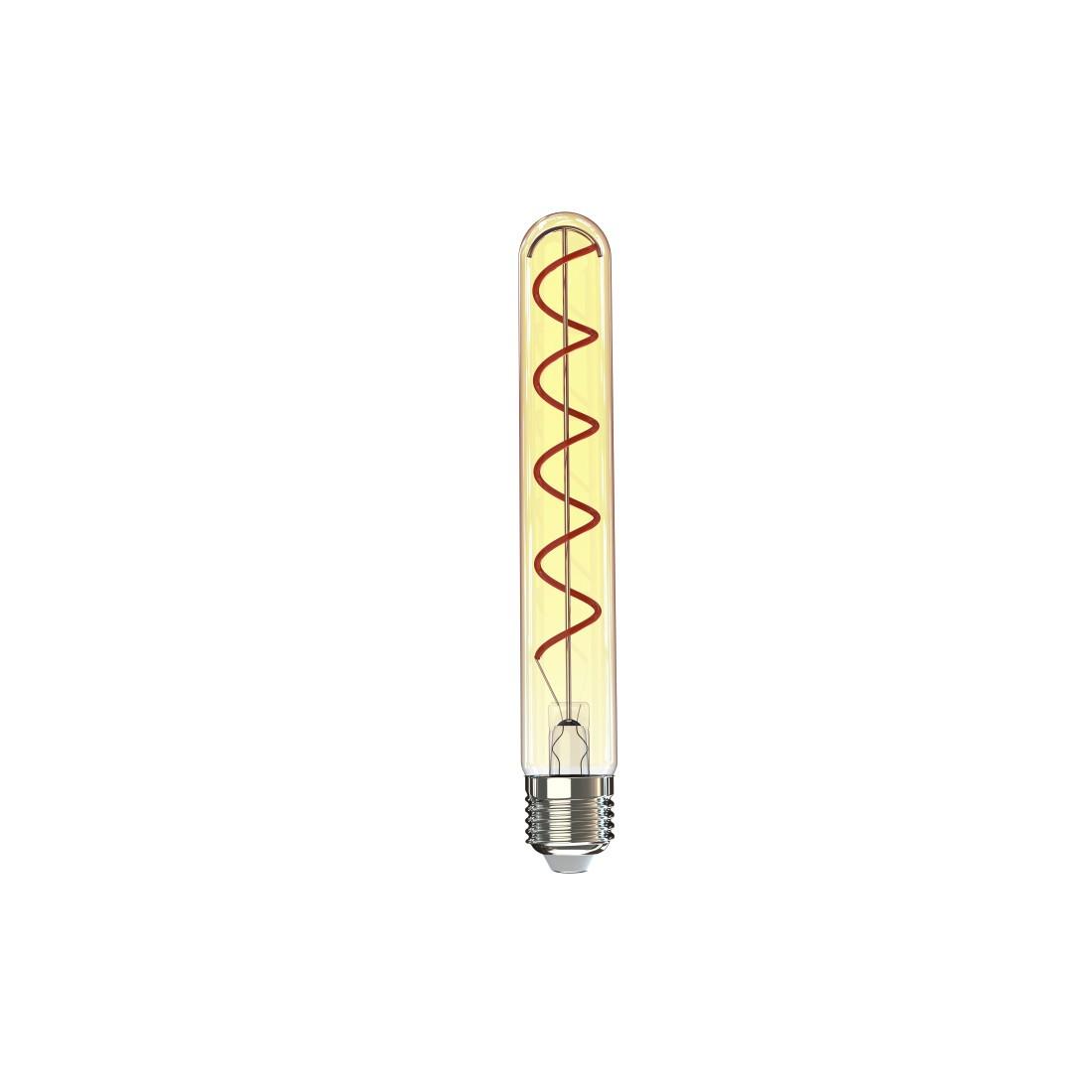 LED-Filamentlampe, E27, Stab T225, amber, klar, extra Warmweiß, dimmbar (00232614)
