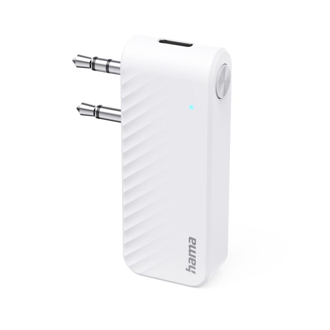 Bluetooth®-Audio-Transmitter für Flugzeuge und universal, 10h, m. AUX, Weiß (00014171)